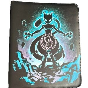 Pokémon Pocket Binder W/ 9 Pocket Sport Trading Card Storage Album Pikachu Mew